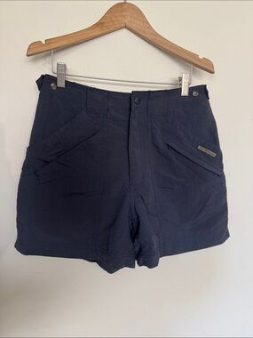 Women’s Royal Robbins Dark Navy Cargo Hiking Shorts